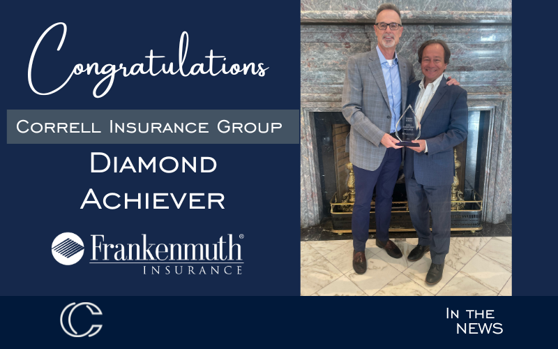 Frankenmuth Insurance Selects Correll Insurance Group as 2024 South Carolina’s Diamond Achiever 