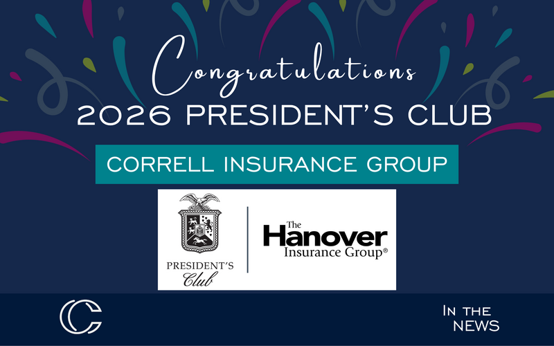 Correll Insurance Group Selected for 2026 The Hanover’s President’s Club