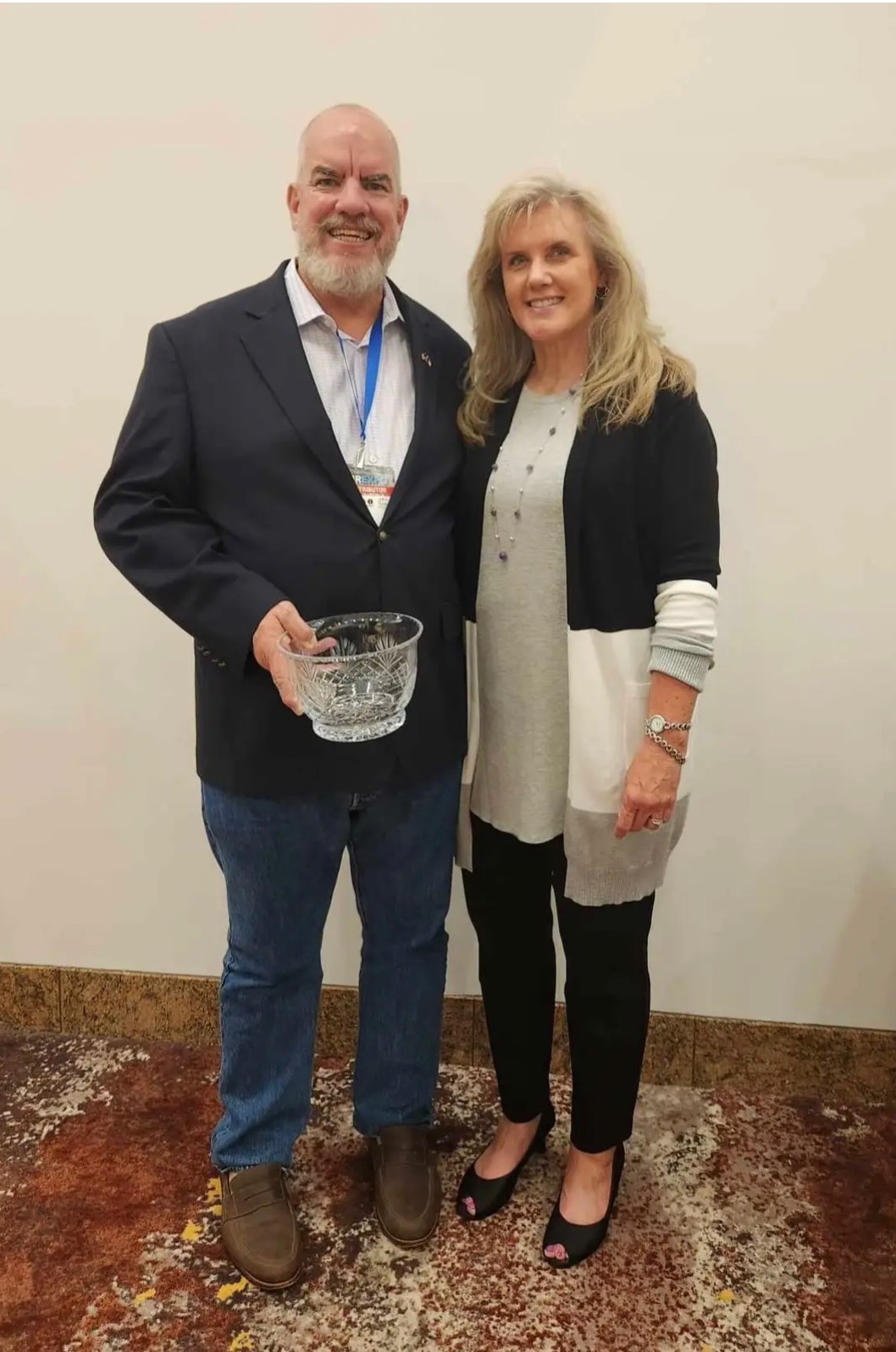 Bobby Salmon and his wife, Kim Salmon at the IIANC InsurExpo Banquet 